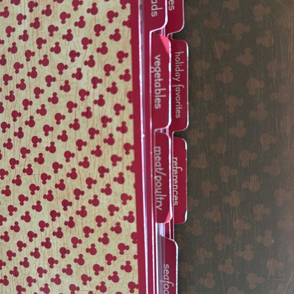 Disney Recipe Book with Red Ribbon - Picture 4 of 8